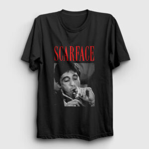 Cigar Tony Montana Al Pacino Scarface Tişört siyah