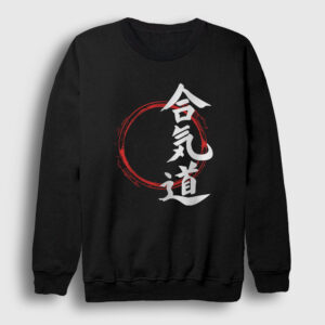 Circle Aikido Ufc Mma Dövüş Sanatları Sweatshirt siyah