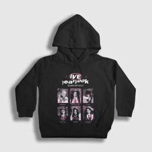 Class Yearbook K-Pop IVE Çocuk Kapşonlu Sweatshirt