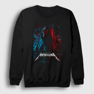 Cloak Metallica Sweatshirt siyah