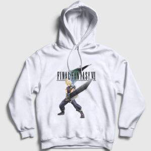 Cloud Strife Final Fantasy Vii Kapşonlu Sweatshirt