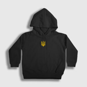 Coat Of Arms Zelensky Ukraine Ukrayna Çocuk Kapşonlu Sweatshirt