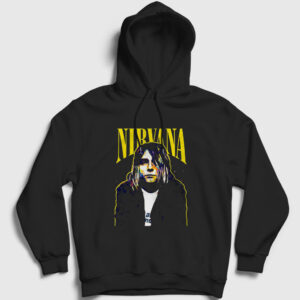 Cobain Nirvana Kapşonlu Sweatshirt