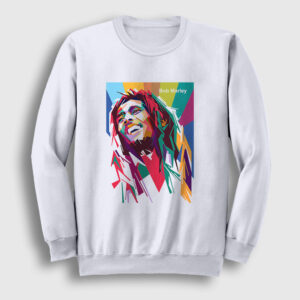 Colors Bob Marley Sweatshirt beyaz