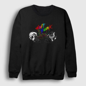 Colors Daft Punk Sweatshirt siyah