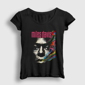 Colors Miles Davis Kadın Tişört siyah