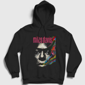 Colors Miles Davis Kapşonlu Sweatshirt siyah