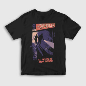 Comics Dizi The X Files Çocuk Tişört siyah