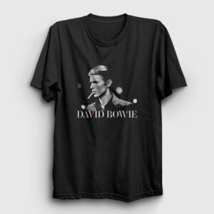 Cool David Bowie Tişört siyah