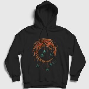 Cool Dungeons And Dragons Kapşonlu Sweatshirt Siyah
