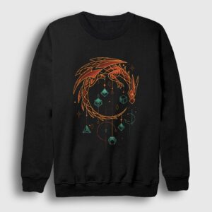 Cool Dungeons And Dragons Sweatshirt Siyah