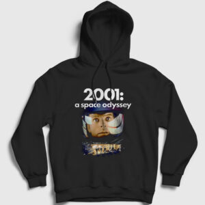 Cover 2001 Film A Space Odyssey Kapşonlu Sweatshirt siyah