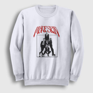 Cover Band Maneskin Sweatshirt beyaz