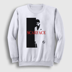 Cover Film Scarface Sweatshirt beyaz