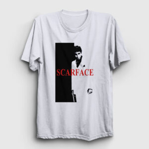 Cover Film Scarface Tişört beyaz