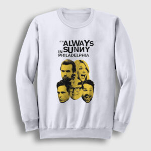 Cover It's Always Sunny In Philadelphia Sweatshirt beyaz