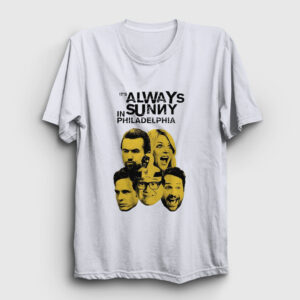 Cover It's Always Sunny In Philadelphia Tişört beyaz