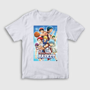 Cover Kuroko's Basketball Basket Çocuk Tişört beyaz