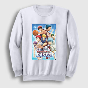 Cover Kuroko's Basketball Basket Sweatshirt beyaz