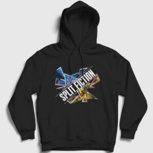 Cover Oyun Split Fiction Kapşonlu Sweatshirt siyah