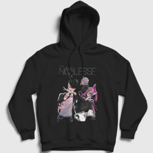 Cover Raizel Anime Noblesse Kapşonlu Sweatshirt siyah