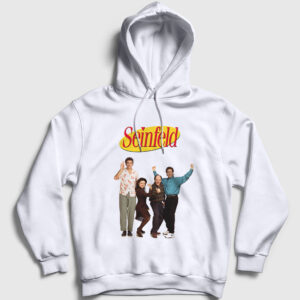 Cover Seinfeld Kapşonlu Sweatshirt beyaz