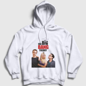 Cover The Big Bang Theory Kapşonlu Sweatshirt beyaz