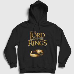 Cover Yüzüklerin Efendisi The Lord Of The Rings Kapşonlu Sweatshirt siyah