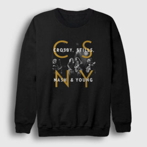 Crosby Stills Nash And Young Sweatshirt siyah