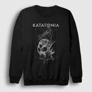 Crow Katatonia Sweatshirt siyah