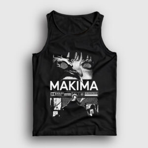 Crow Makima Chainsaw Man Atlet siyah