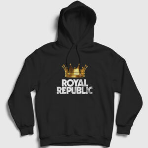 Crown Royal Republic Kapşonlu Sweatshirt siyah