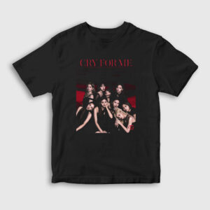 Cry For Me K-Pop Twice Çocuk Tişört siyah