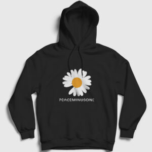 Daisy Peaceminusone G-Dragon Kapşonlu Sweatshirt siyah