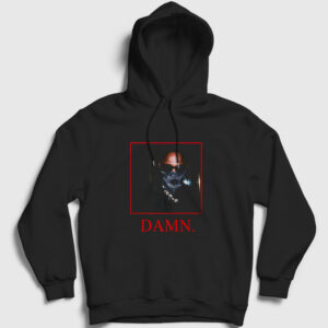 Damn Kendrick Lamar Kapşonlu Sweatshirt siyah