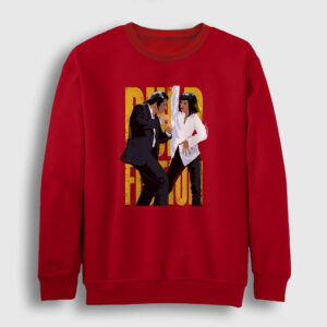 Dance V2 Film Pulp Fiction Sweatshirt kırmızı