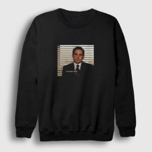 Dead Inside Michael Scott The Office Sweatshirt siyah