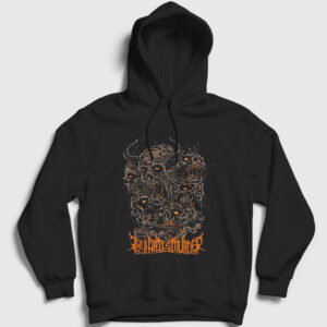 Deads Thy Art Is Murder Kapşonlu Sweatshirt siyah