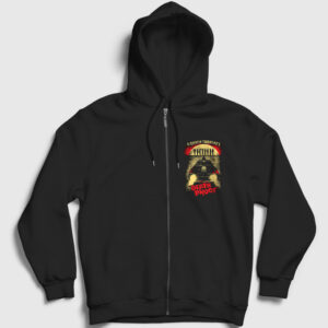Death Proof Quentin Tarantino Yönetmen Fermuarlı Kapşonlu Sweatshirt siyah