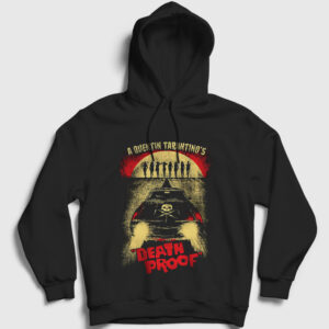 Death Proof Quentin Tarantino Yönetmen Kapşonlu Sweatshirt siyah