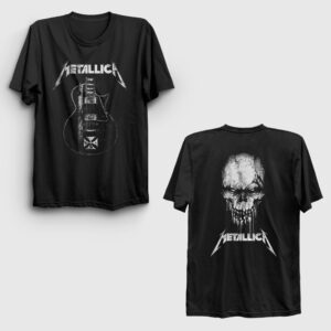 Death Rock Metallica Sırt Baskılı Tişört