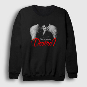 Desire V3 Lucifer Sweatshirt siyah