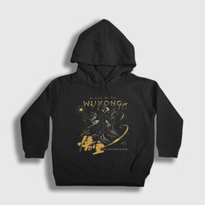 Destined One Black Myth Wukong Çocuk Kapşonlu Sweatshirt siyah