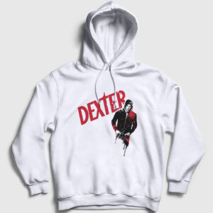 Dexter Kapşonlu Sweatshirt beyaz