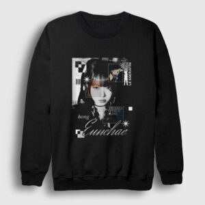 Different Hong Eunchae Le Sserafim Sweatshirt siyah