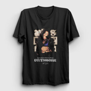 Dirty Work Winter Kim Min Jeong Aespa Tişört siyah