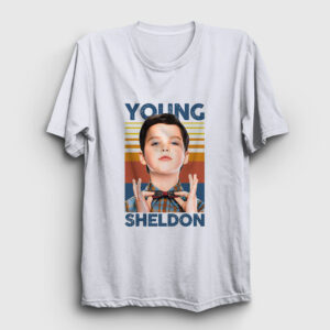 Dizi Young Sheldon Cooper Tişört beyaz