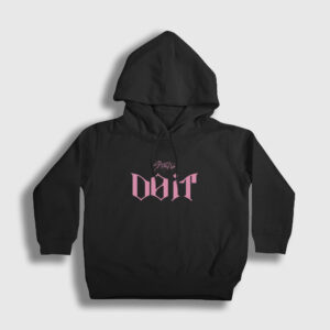 Do It Doit Skz Stray Kids Çocuk Kapşonlu Sweatshirt siyah