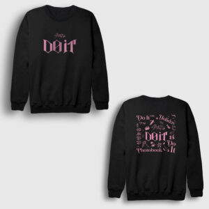 Do It Doit Skz Stray Kids Sırt Baskılı Sweatshirt siyah