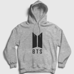 Doors Bts Kapşonlu Sweatshirt gri kırçıllı